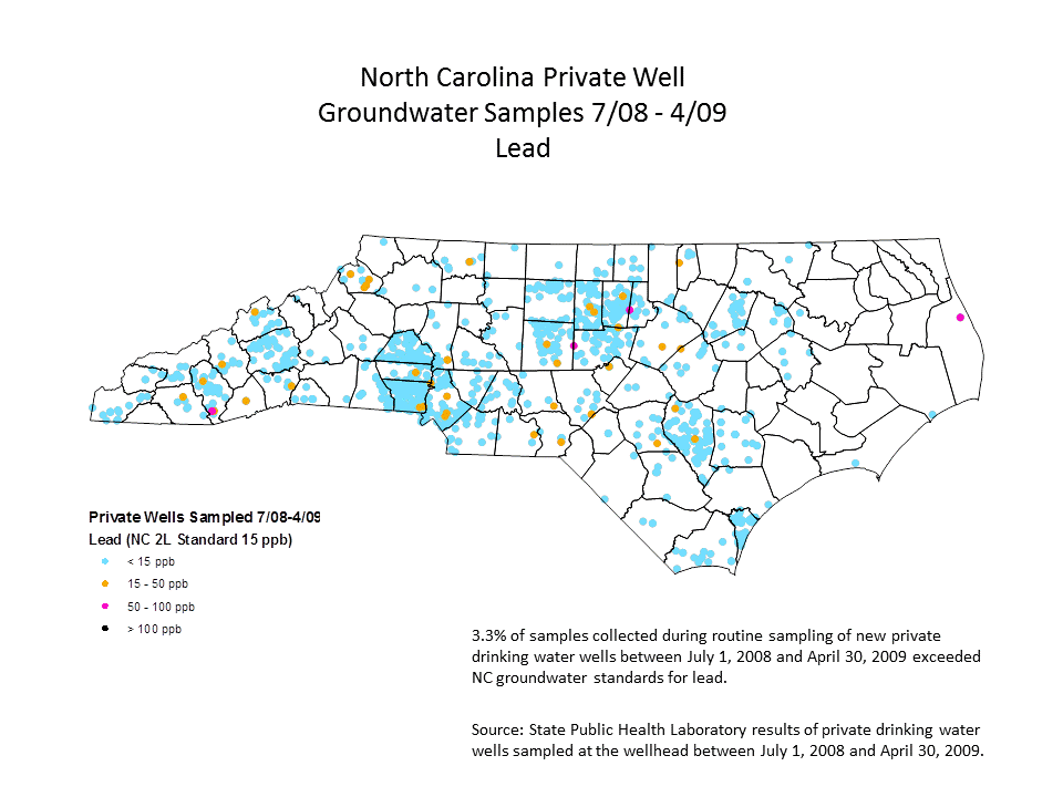 NC DEQ Private Well Water Quality